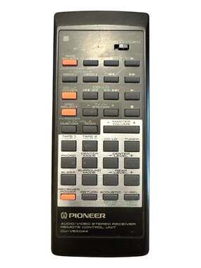 Pioneer CU-VSX044 Audio/Video Stereo Receiver Remote Control